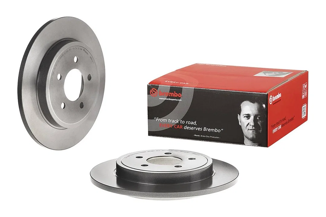 08B41211C02 – BREMBO Brake Rotor, Solid One Piece Design Wheel Bolt Pattern 5 x 114.3 Millimeter 302 Millimeter Diame...